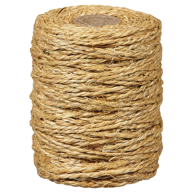 BENMOR Twisted Sisal Tying Twine 2Strand 300' Natural 60514PRE
