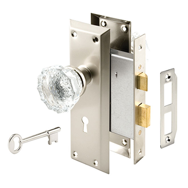 Prime Line Serrure De Porte Interieure Fini Nickel Et Poignees En