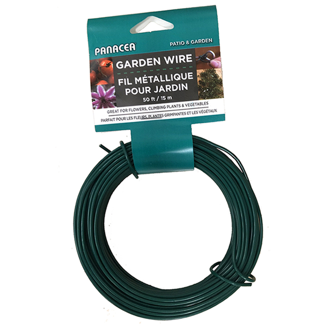 PANACEA Plant Support Wire 50' Green 86850 RONA