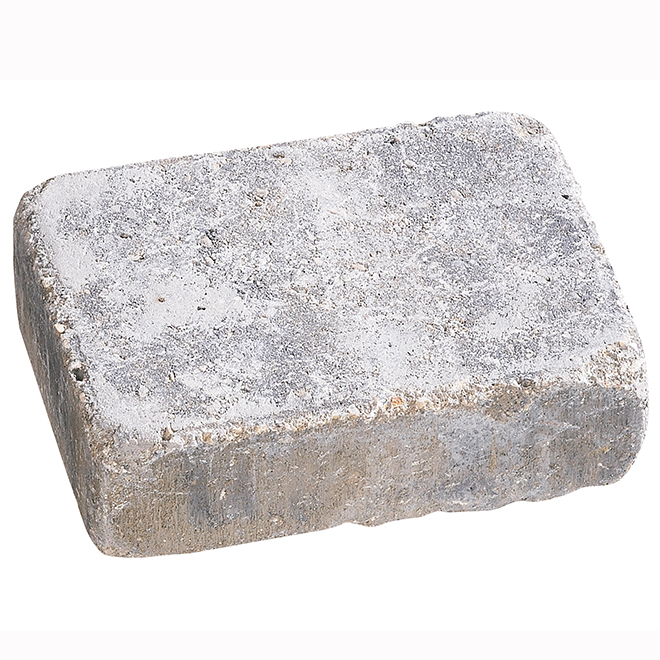 BARKMAN CONCRETE "Roman Euro" Paving Stone 6" x 6" Charcoal 2080886