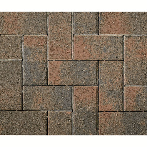 OLDCASTLE "Holland" Paving Stone Charcoal/Tan 20307001 RONA