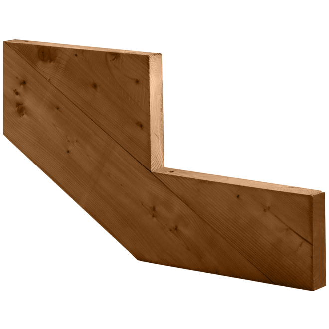 Marwood Suntrellis 2Step Stair Stringer PressureTreated Lumber 12