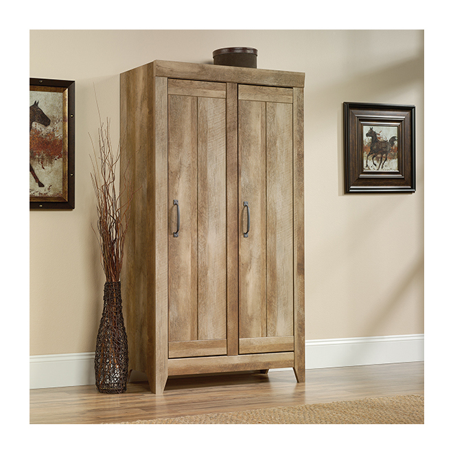 Armoire de rangement large Sauder Craftsman en chêne 418141 RONA