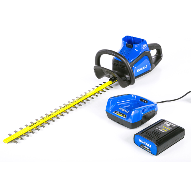 Kobalt Hedge Trimmer Cordless 24'' 40 V Blue/Black RONA