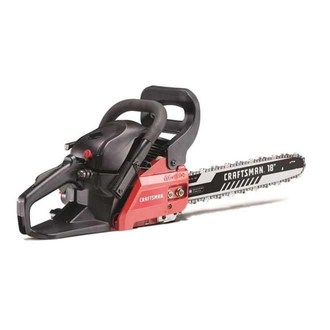 CRAFTSMAN S180 18-in Gas Chainsaw with 2-Cycle Engine 41AY4218593 | RONA