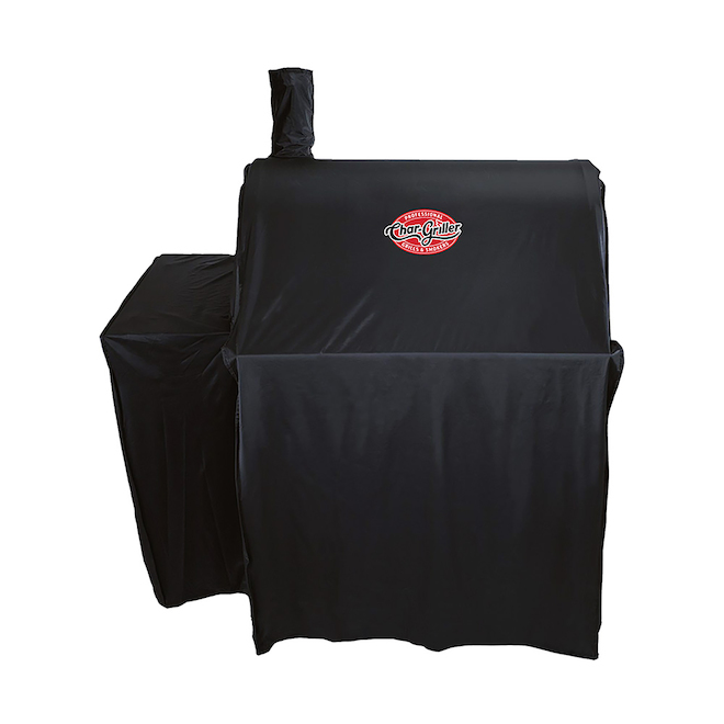 CharGriller Cover for 33in Barbecue or Smokers Black Polyester 5533