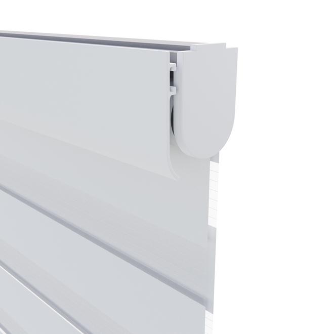 allen + roth Day/Night Zebra Darkening Cordless Blind 36 x 72In White