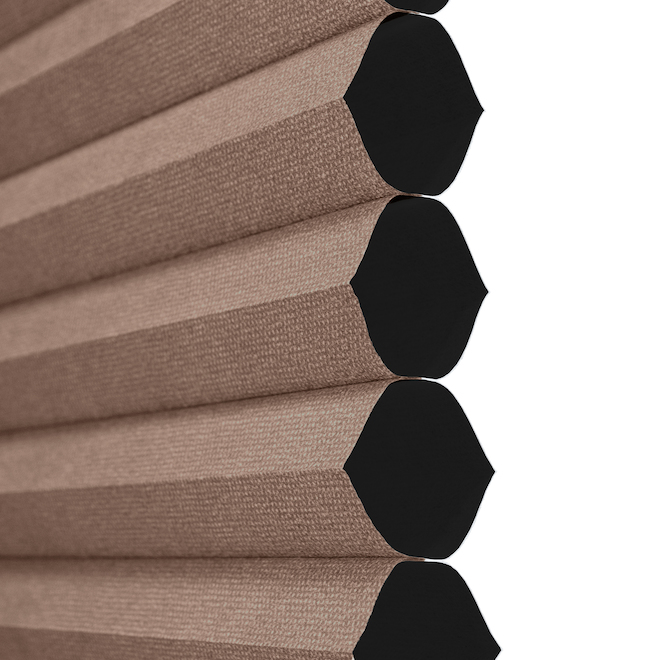 ALLEN + ROTH allen+roth Brown Blackout Indoor Cellular Shade 30in x 64