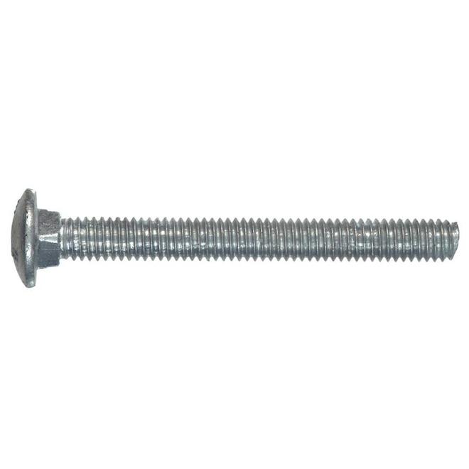 Hillman 3/8in16 HotDipped Galvanized RoundHead Standard SAE Carriage Bolts 50/Pk 812581 RONA