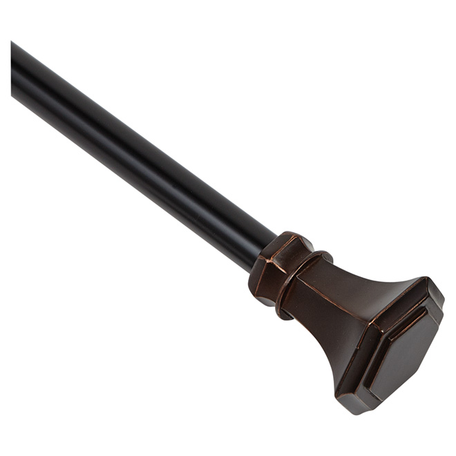 KENNEY Adjustable Curtain Rod Martel 36" to 66" Copper KN80106VS