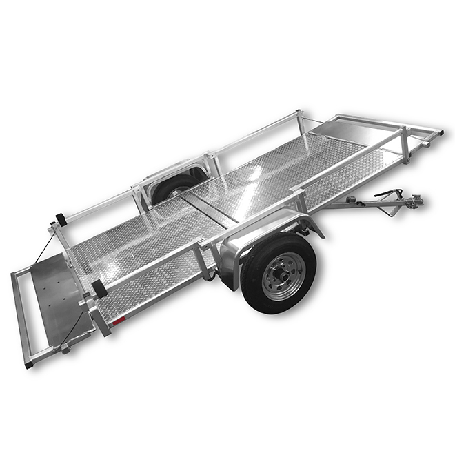 Optimax Folding Trailer 4' x 8' Aluminum RONA
