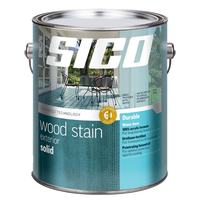 Sico WaterBased Exterior Wood Stain Durable Formula Neutral Base