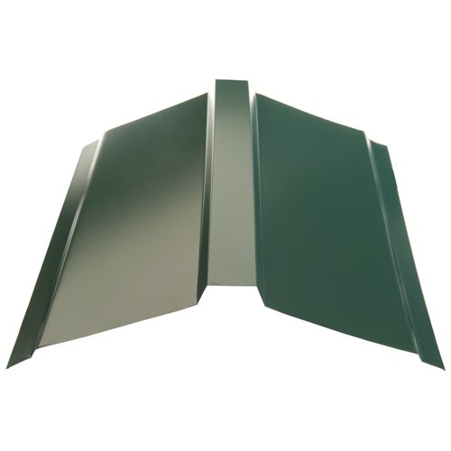 VIC WEST Metal Ridge Cap Dark Green 10' 37261 RONA