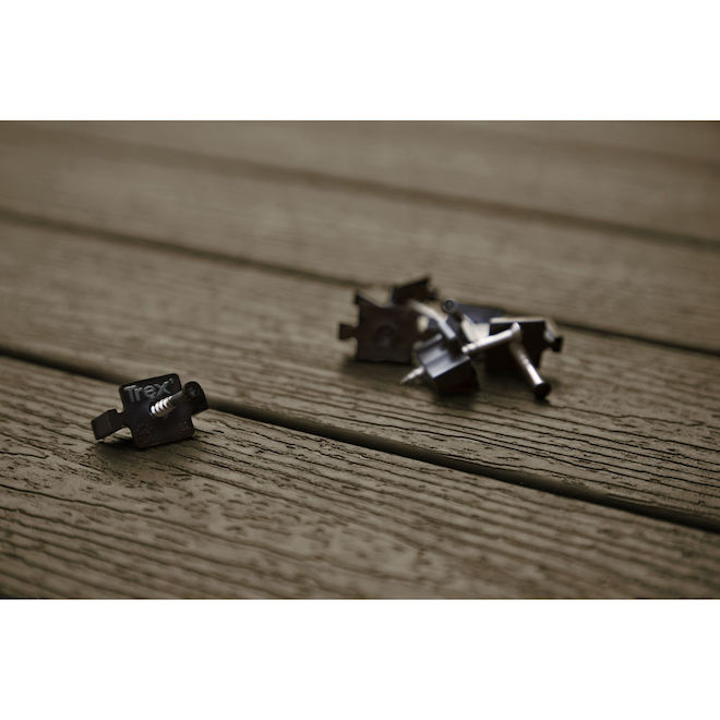 Trex Hideaway 90Pack Black Hidden Fasteners 50sq ft Coverage TXUCC50