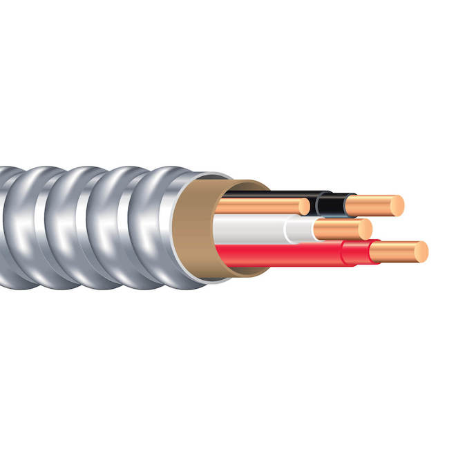 CANADA WIRE Fil électrique Southwire, cuivre, AC90 12/2, 10 m 55222810
