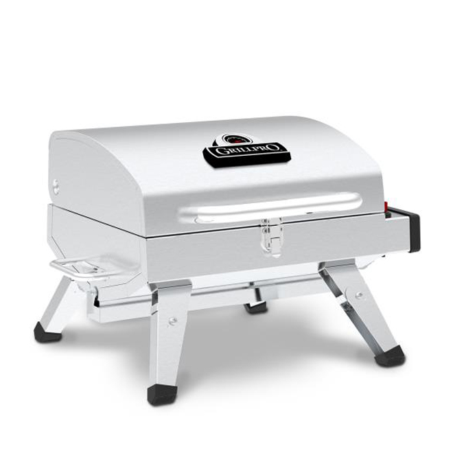 GRILLPRO Propane Gas BBQ 200 sq.in, 10 000 BTU, Grey 201114 RONA
