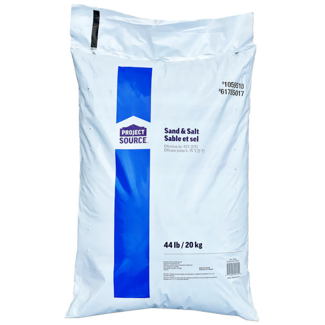 Project Source 20kg AntiSkid Sand and Salt Mix Bag 784635 RONA