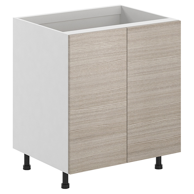 EBSU Eklipse Kitchen with 2 Doors 30in GreyBeige RDB30