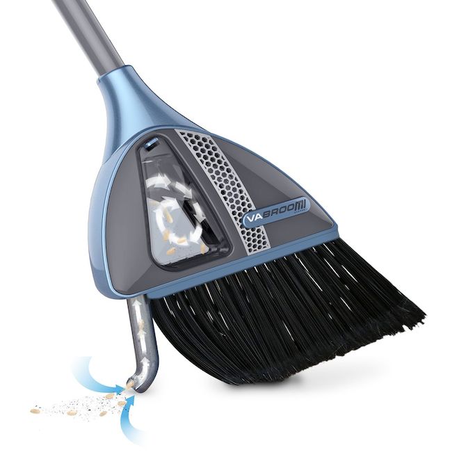 Vabroom 2in1 Upright Angle Broom with Vacuum Plastic 11.5in VB