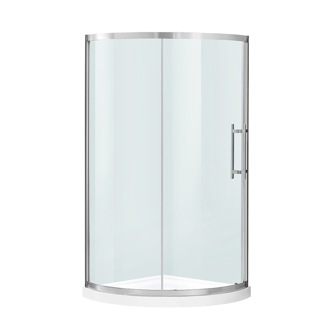 Ensemble de douche en coin EmilySwift de OVE Decors, sol en acrylique