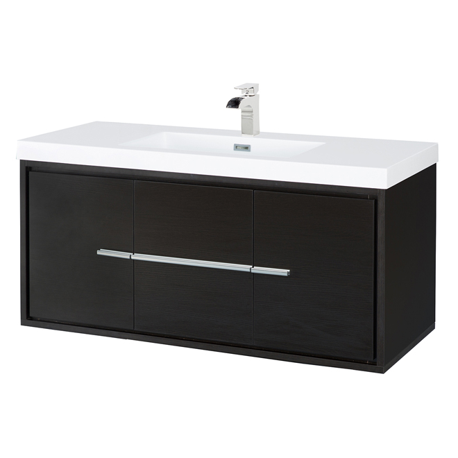 FOREMOST WallHung Vanity Sink Carlington 42" Espresso CREVT4219