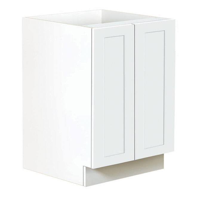 EBSU 2Door Lower Kitchen White TLB24BLSD RONA