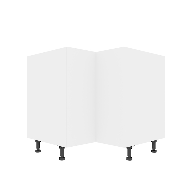 Armoire inférieure en coin Moonstone par Eklipse 1 porte 36 po mélamine