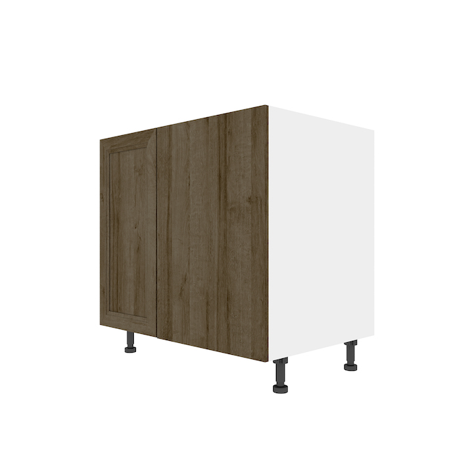 Armoire inférieure de coin dissimulée Eklipse Ruby à 1 porte de 36,25