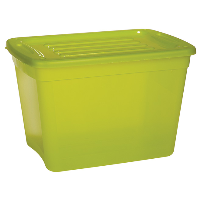 Gracious Living AllPurpose Storage Tote Resin 39Litre Clear
