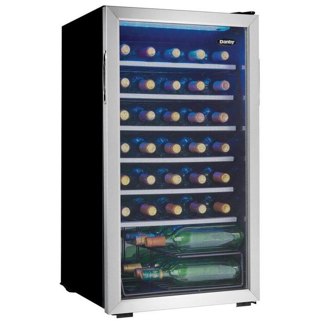 DANBY DESIGNER Danby Wine Cooler 36 Bottles 3.3cu ft 17.5in See