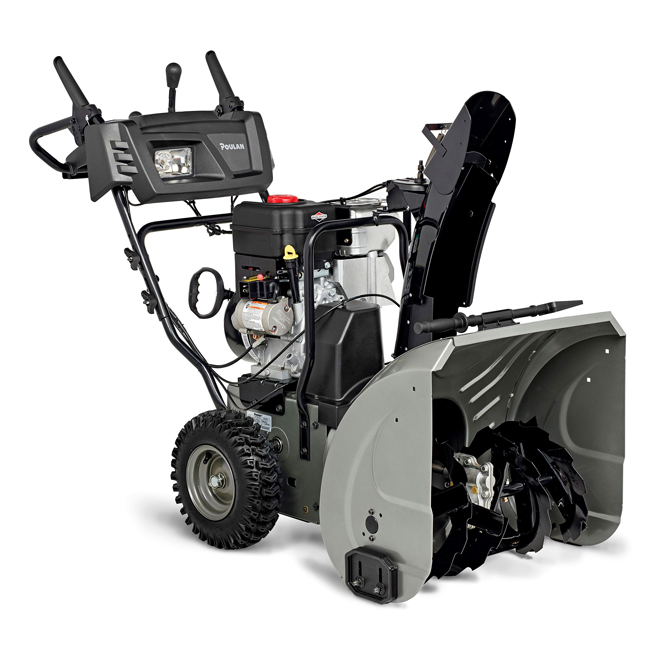POULAN 2Stage Gas Snowblower 24" Black 305 CC 961920100 RONA
