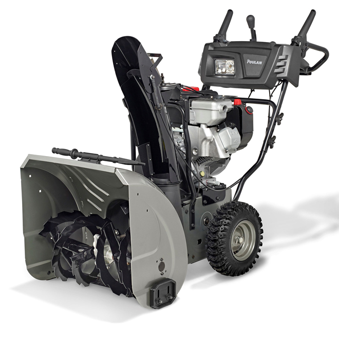POULAN 2Stage Gas Snowblower 24" Black 305 CC 961920100 RONA