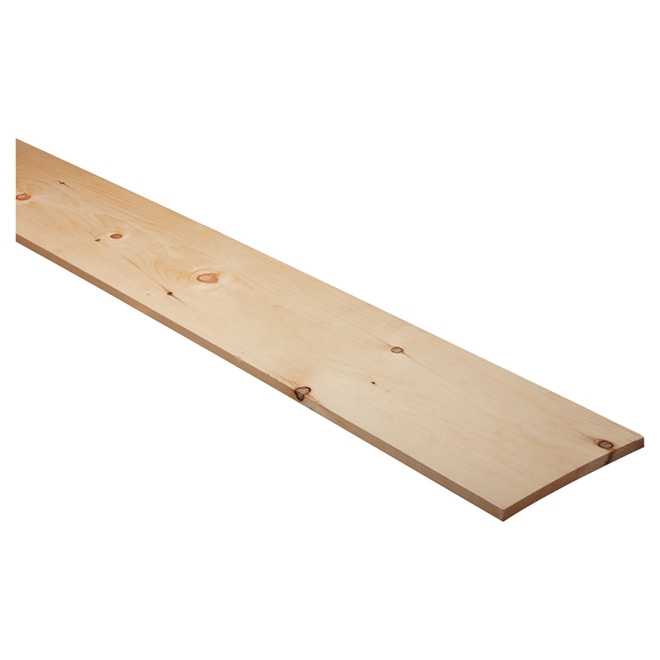 Knotty pine 1 in x 12 in x 8 ft 590101008 RONA