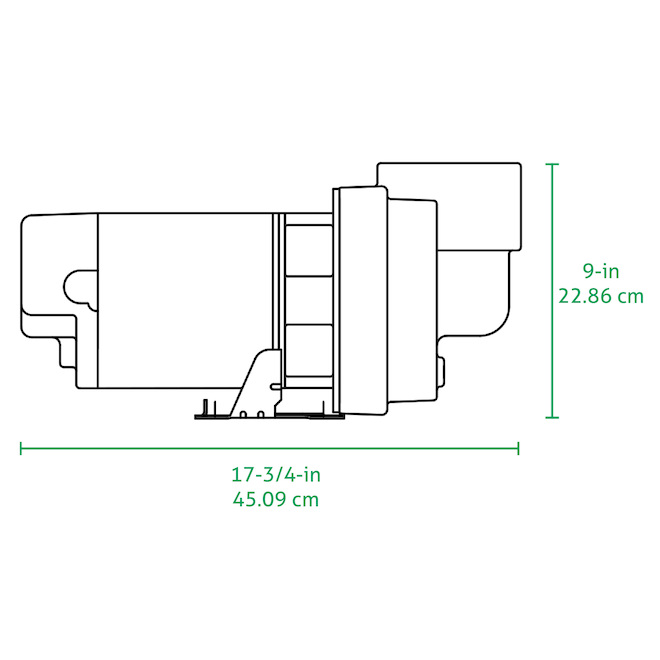 Zoeller Pro Irrigation Pump Cast Iron Lawn Pump 13320006Q RONA