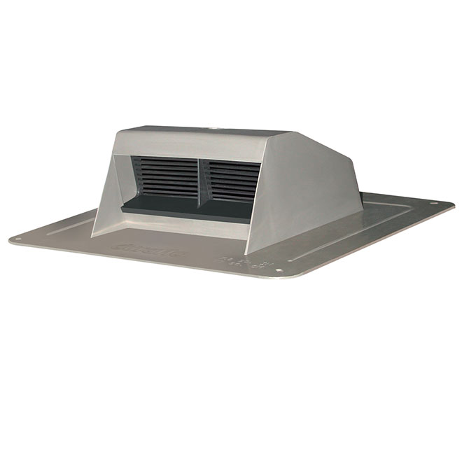 Canplas Duraflo Roof Vent Exhaust with Flapper Plastic Weatherwood
