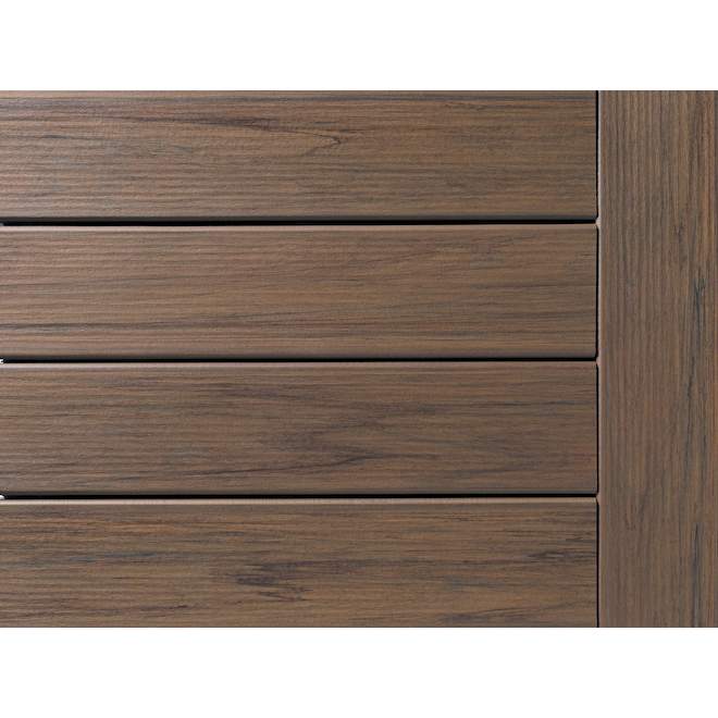 TIMBERTECH PRO TimberTech Legacy Pecan 20ft Grooved Decking Board
