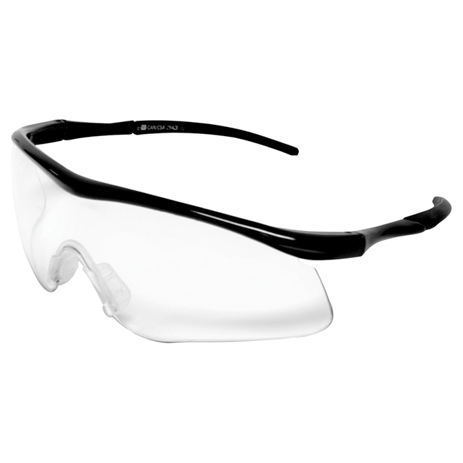 DEGIL SAFETY Black Frame Safety Glasses with UV protection Black