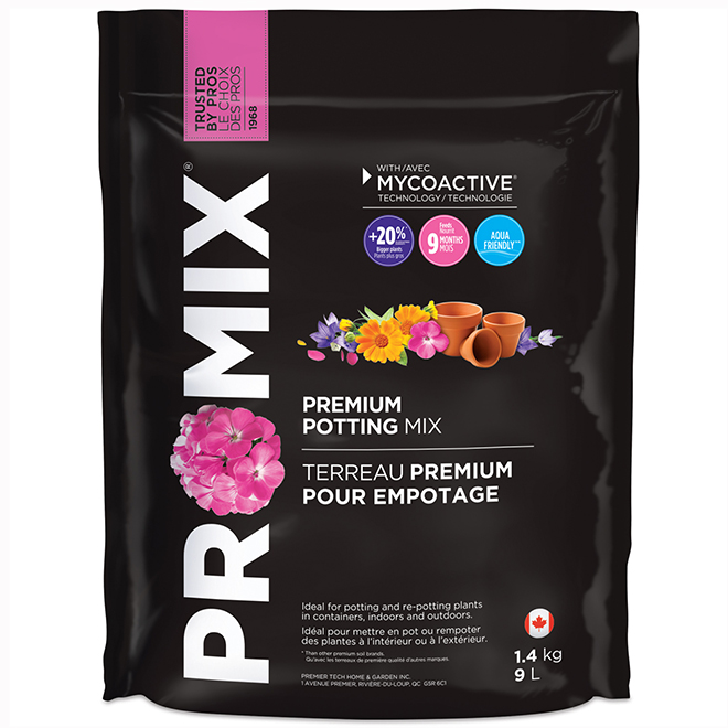 PROMIX Potting Mix for Interior Plants 9 L 4980110 RONA