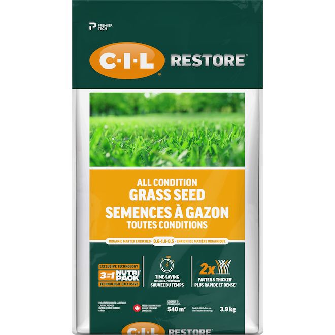CIL Restore 3.9kg All Condition Grass Seed 2339041 RONA