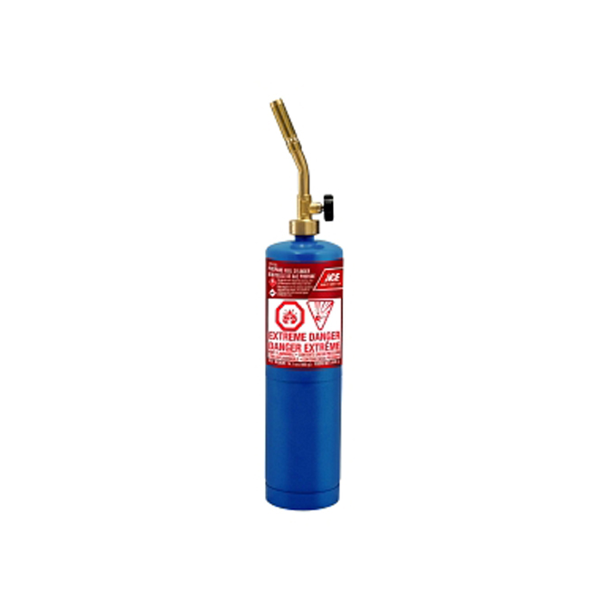 Ace Chalumeau A Tete Crayon Avec Bonbonne De Propane Bleu 14 Oz