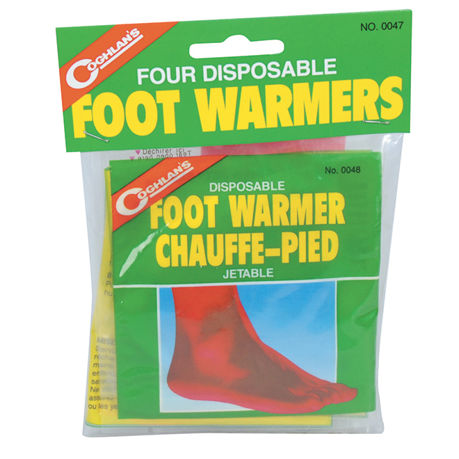 COGHLAN'S Disposable Foot Warmers 4 Pack 0047 RONA