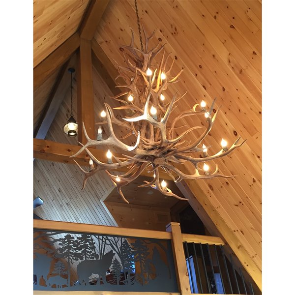 Canadian Antler Designs Reproduction Brown 20Light Elk Antler