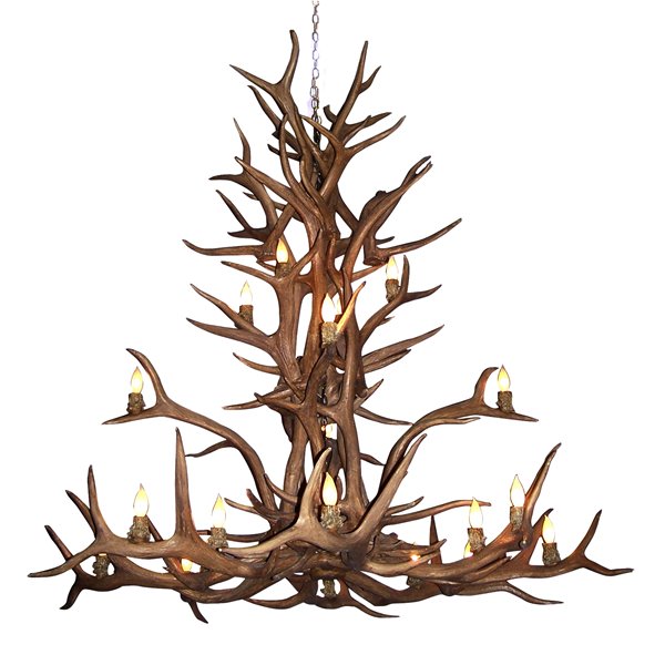 Canadian Antler Designs Reproduction Brown 20Light Elk Antler