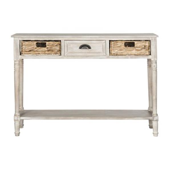 Safavieh American Home Christa 3Drawer Winter Melody Vintage Console Table AMH5737E RONA