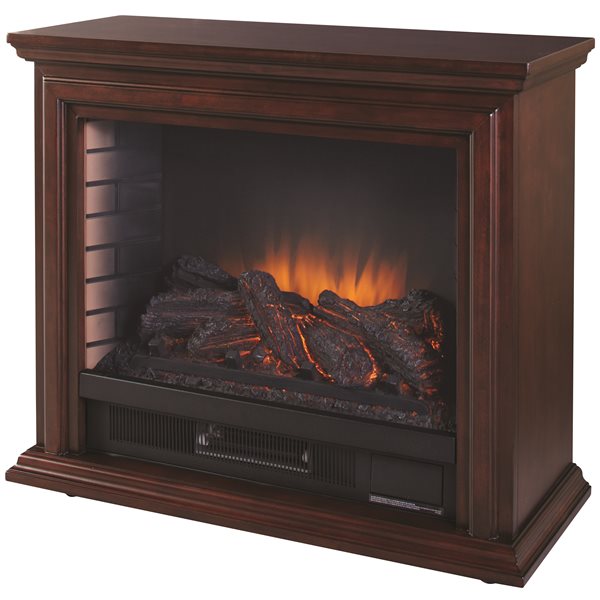 Pleasant Hearth Sheridan Mobile Fireplace 31in Cherry GLF500268