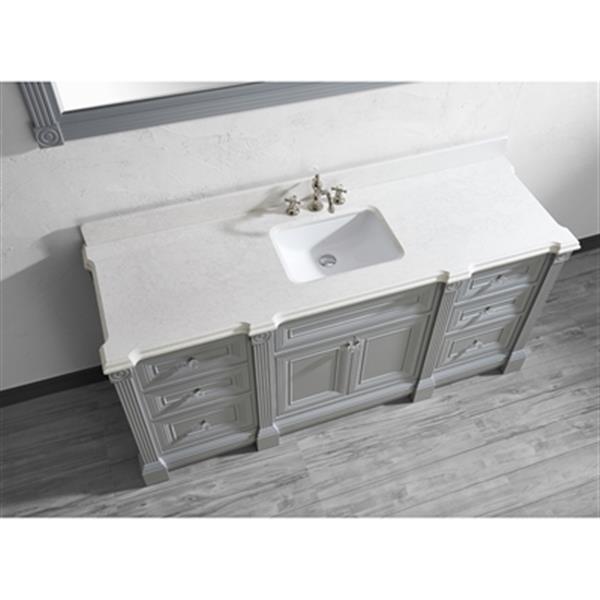 Spa Bathe Avella 72in Bathroom Vanity,AV72OGSSC RONA