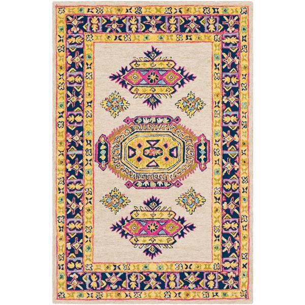 Surya Serafina Bohemian Area Rug 6ft x 9ft Rectangular Saffron