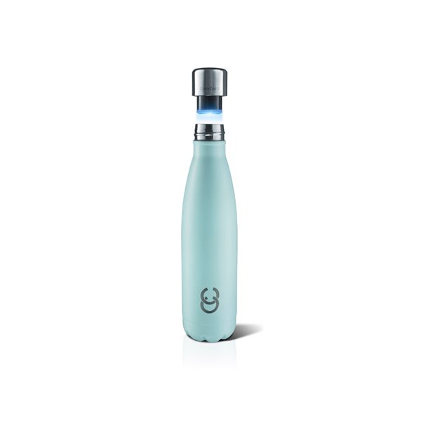 CRAZY CAP CrazyCap Bottle with UV Water Purifier 500ml Cyan RONA