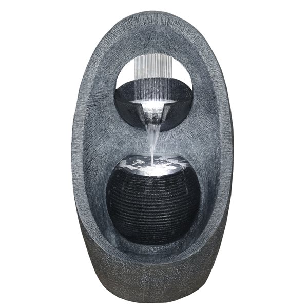 Northlight LED Modern Style Outdoor Garden Water Fountain 23.5in