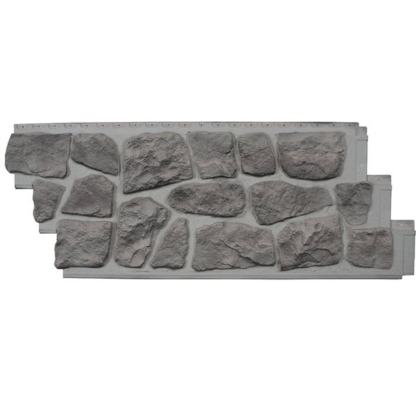 Novik NovikStone Fieldstone 19.1in x 50in Rocky Mountains Faux Stone